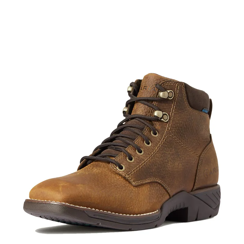 Ariat Men's Ranch Work Lace H20 Boots - Copper Kettle