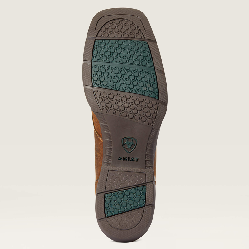 Ariat Men's Ranch Work Lace H20 Boots - Copper Kettle-4