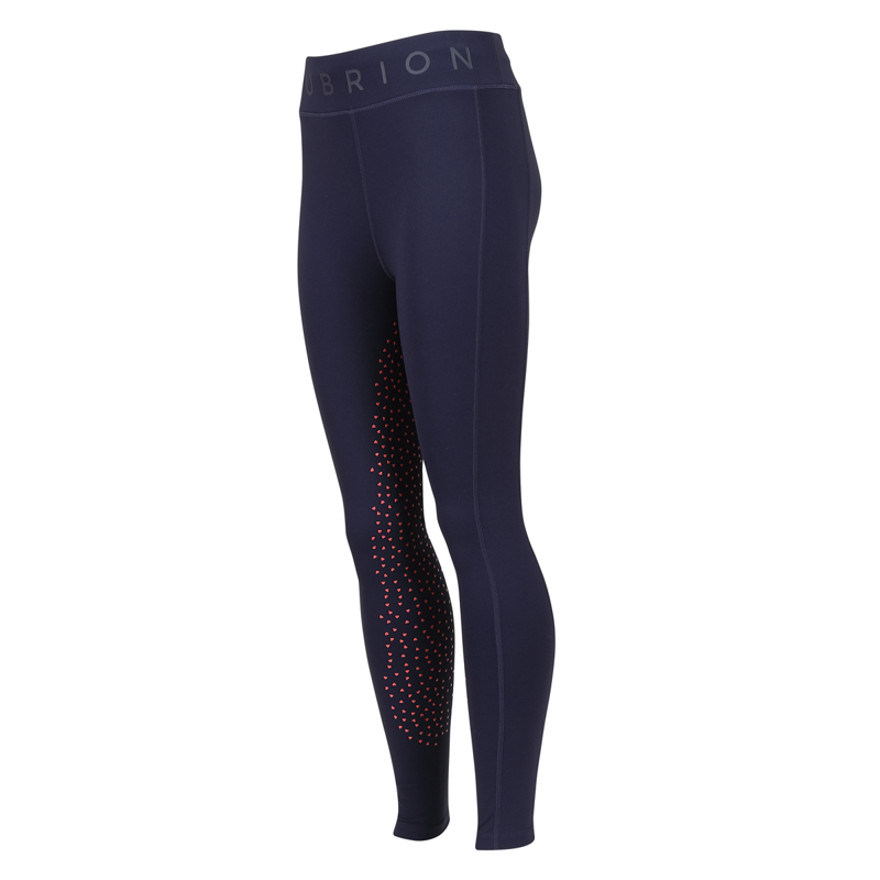 Aubrion Young Rider Non Stop Riding Tights - Navy-1