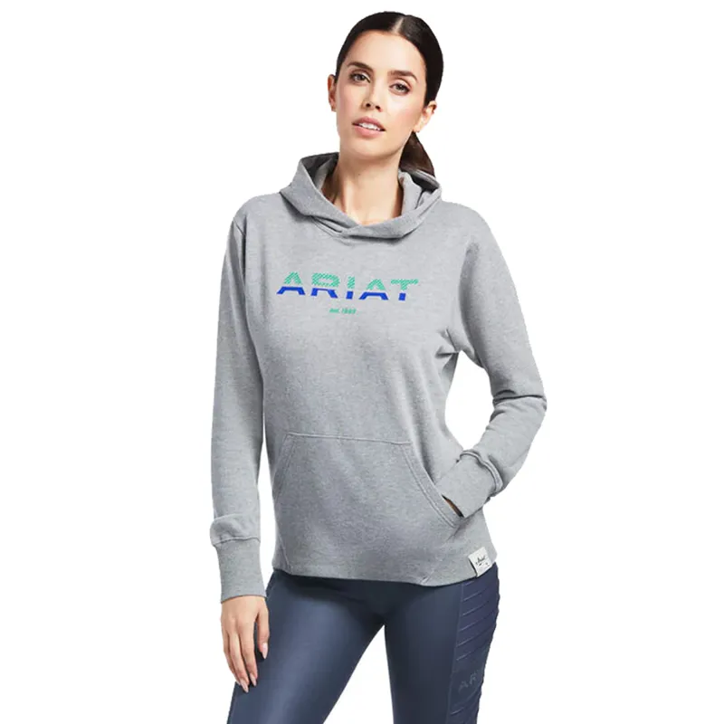 Ariat Women's 3D Logo 2.0 Hoodie - Heather Grey