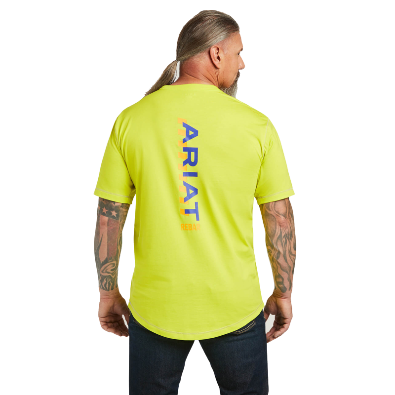 Ariat Men's Rebar Workman Logo T-Shirt - Sulphur Spring-1
