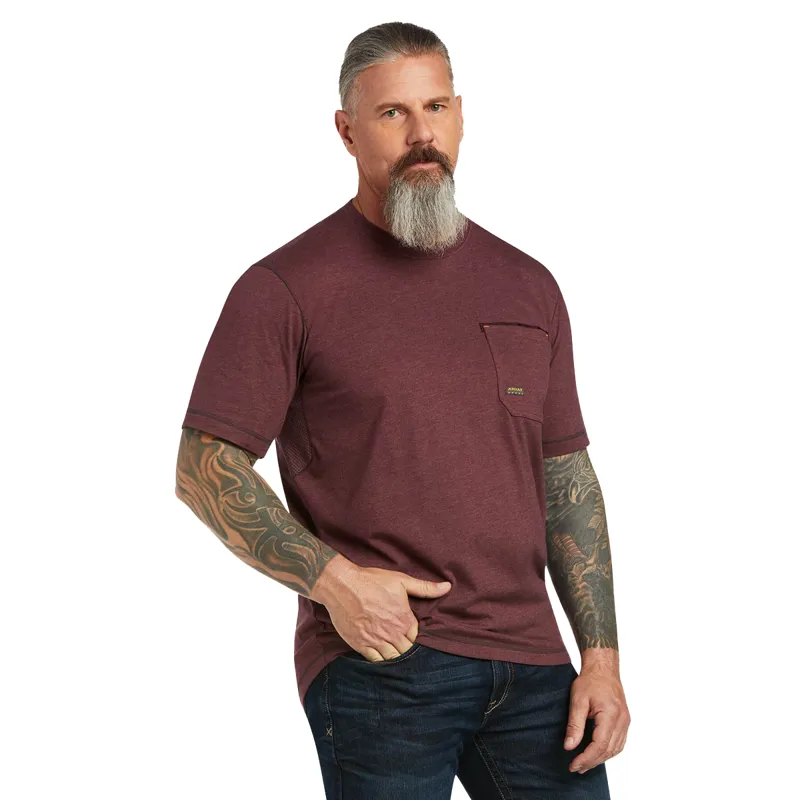 Ariat Men's Rebar Workman Long Sleeve Logo T-Shirt