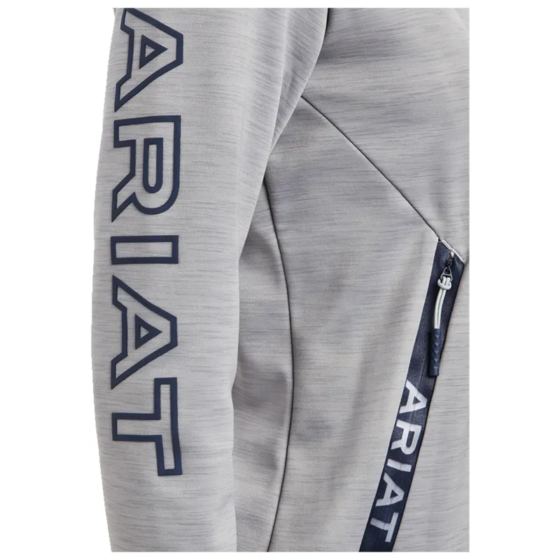 Ariat Women's Byron Full Zip Hoodie - Heather Grey-2