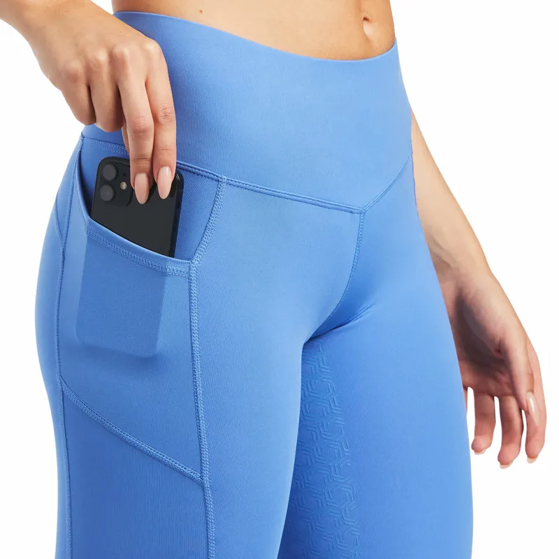 Ariat Women's EOS Full Seat Tights - Reykjavik Blue/Navy-3