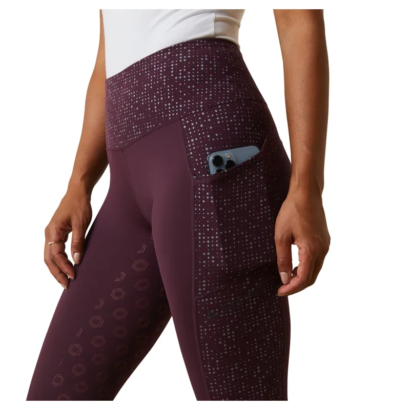 Ariat Women's EOS Lumina FS Tights - Mulberry-2