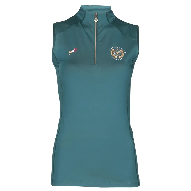 Aubrion Ladies Team Sleeveless Base Layer - Green