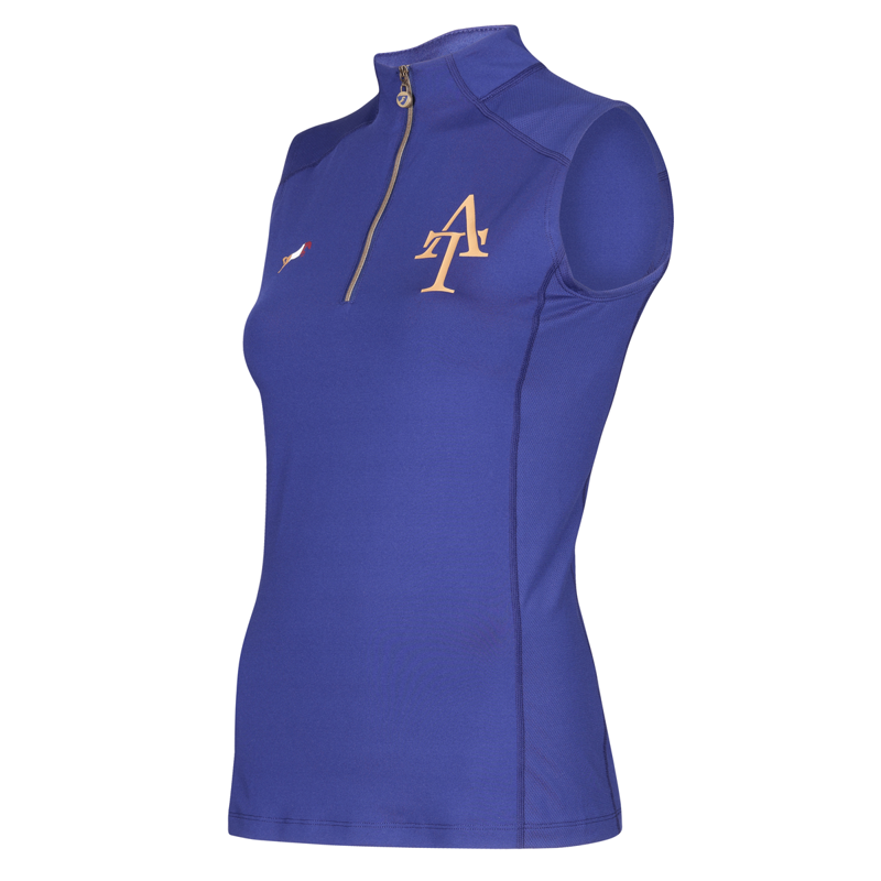 Aubrion Ladies Team Sleeveless Base Layer - Navy-2