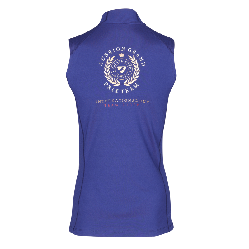 Aubrion Ladies Team Sleeveless Base Layer - Navy-1