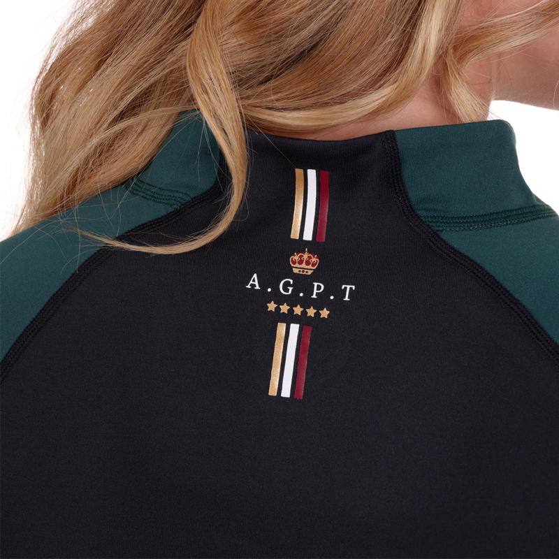 Aubrion Ladies Team Short Sleeve Base Layer - Black-4