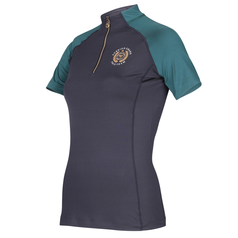 Aubrion Ladies Team Short Sleeve Base Layer - Black-3