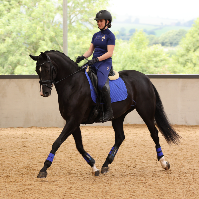 Aubrion Ladies Team Short Sleeve Base Layer - Navy-7