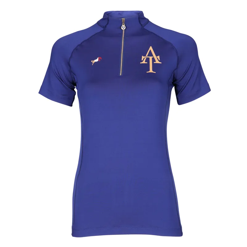 Aubrion Ladies Team Short Sleeve Base Layer - Navy