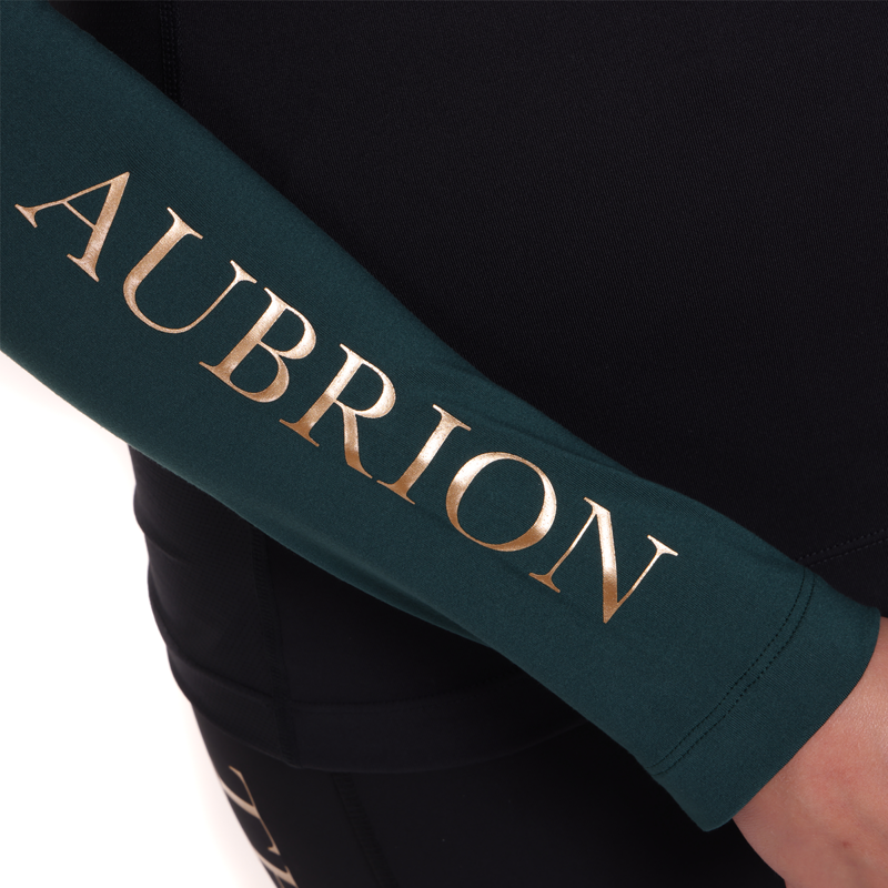 Aubrion Ladies Team Long Sleeve Base Layer - Black-5