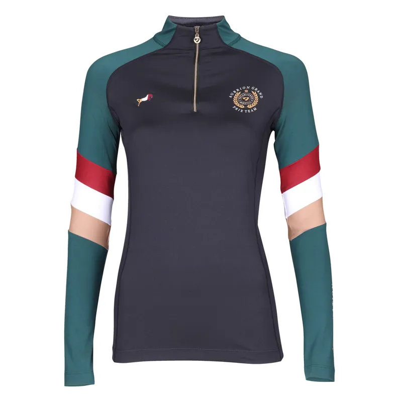 Aubrion Ladies Team Long Sleeve Base Layer - Black