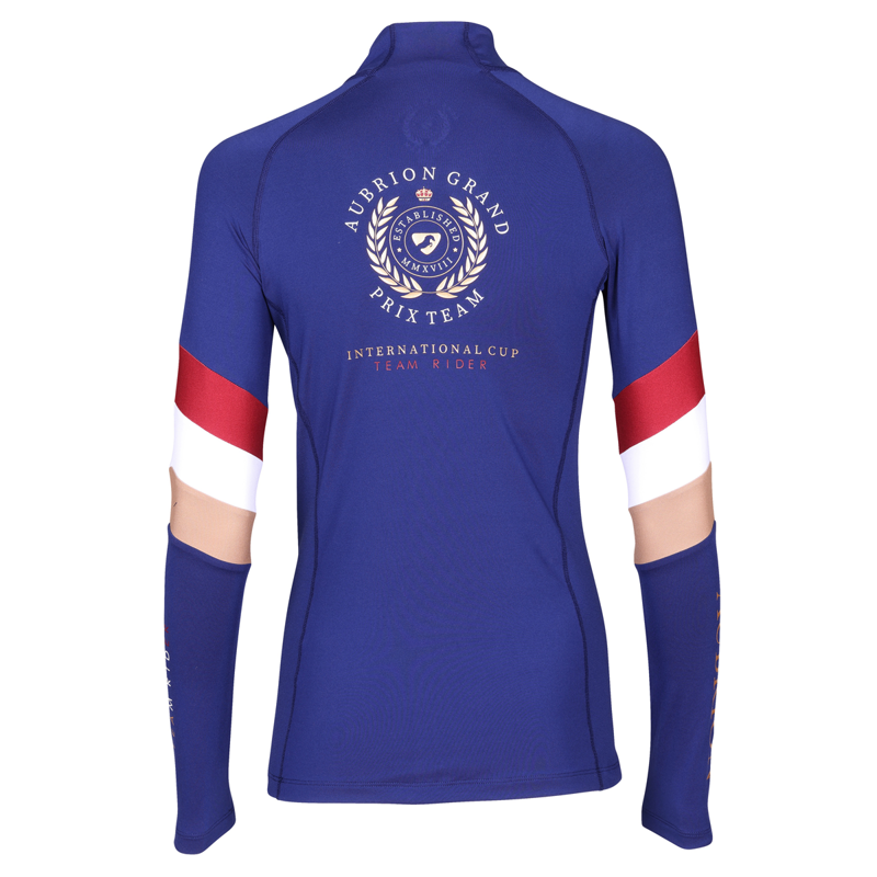 Aubrion Ladies Team Long Sleeve Base Layer - Navy-3