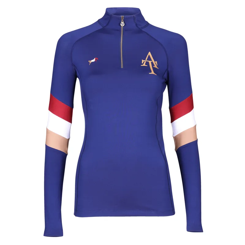 Aubrion Ladies Team Long Sleeve Base Layer - Navy