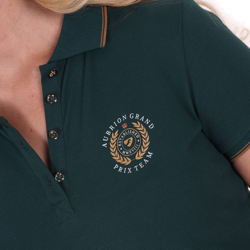 Aubrion Team Ladies Polo Shirt - Green-9