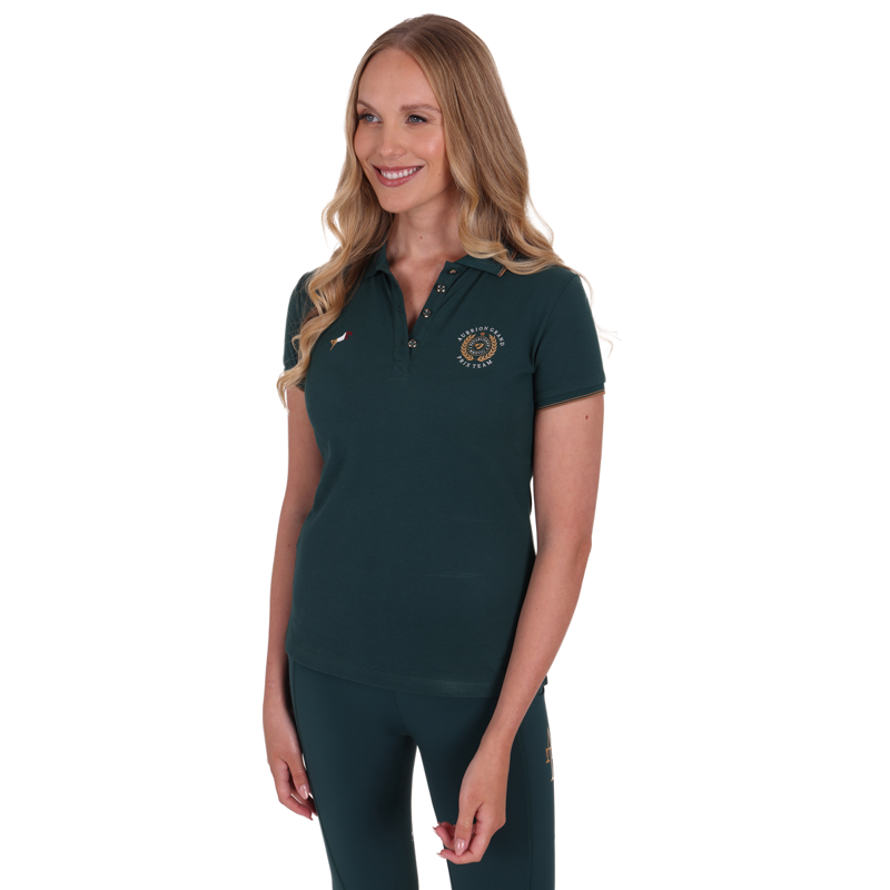 Aubrion Team Ladies Polo Shirt - Green-4