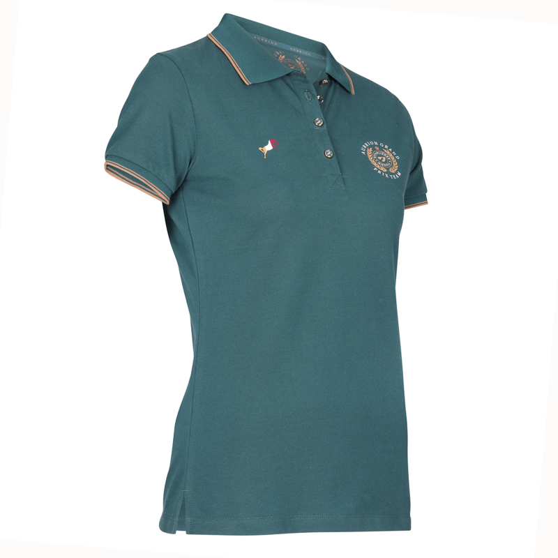 Aubrion Team Ladies Polo Shirt - Green-1