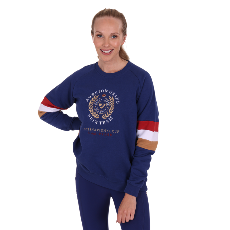 Aubrion Team Ladies Sweatshirt - Navy-5