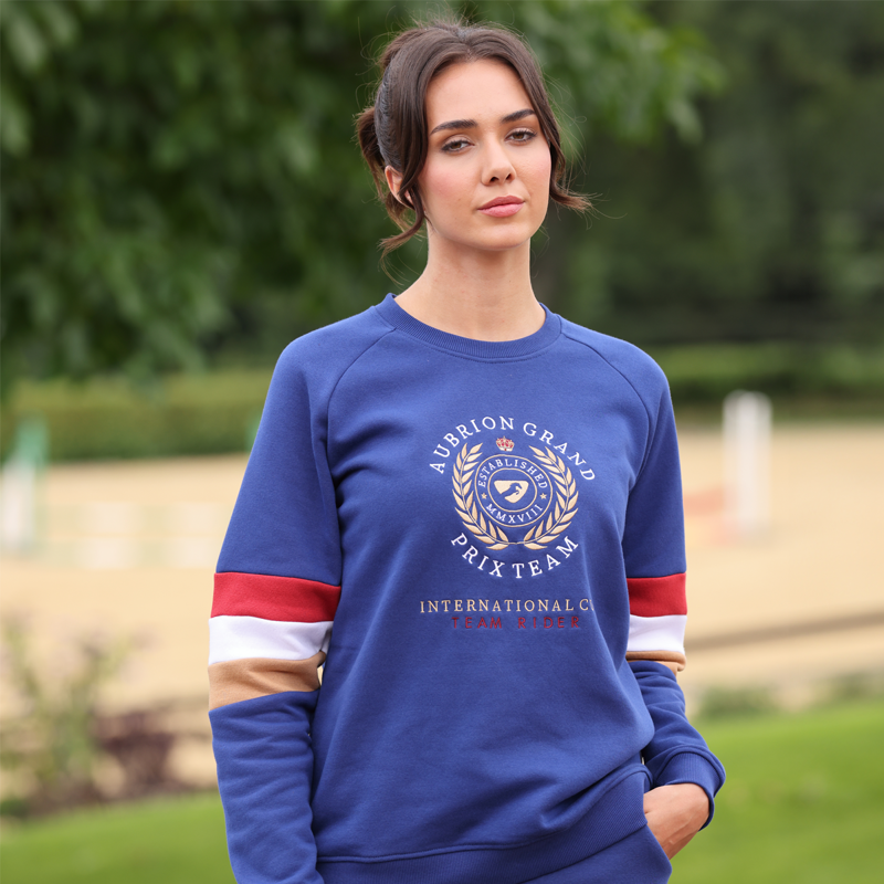 Aubrion Team Ladies Sweatshirt - Navy-4
