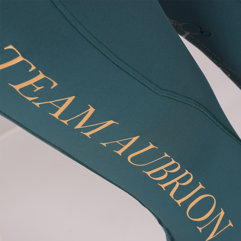 Aubrion Ladies Team Riding Tights - Green-7