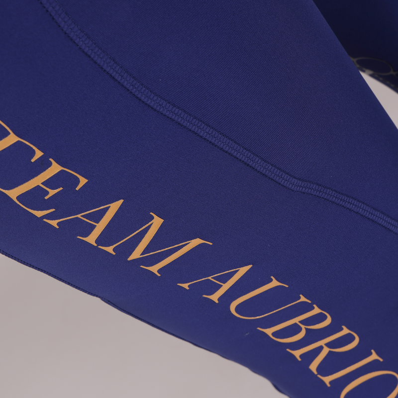 Aubrion Ladies Team Riding Tights - Navy-3