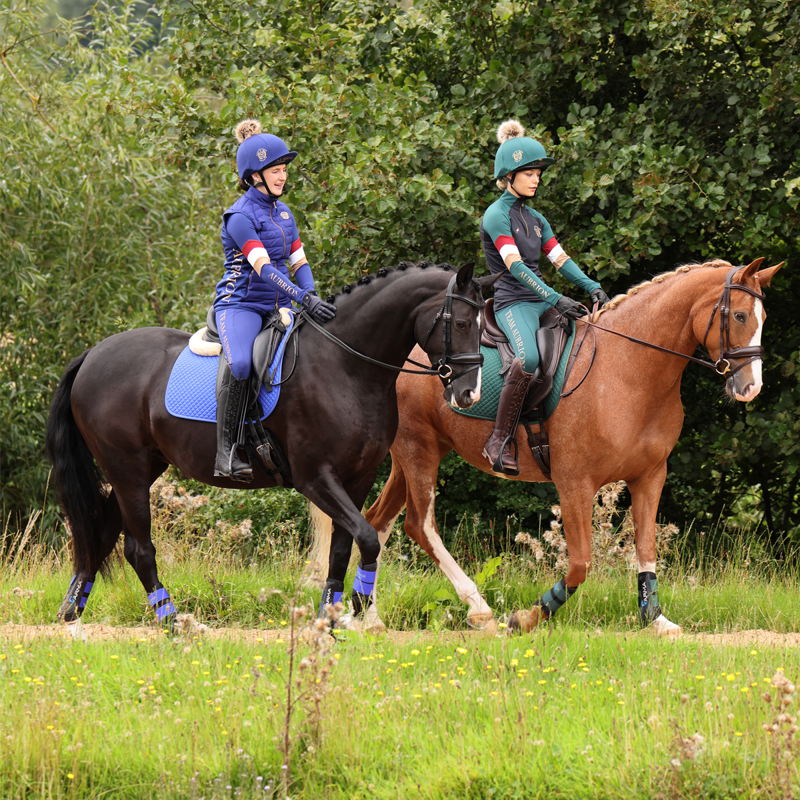 Aubrion Ladies Team Riding Tights - Green-6