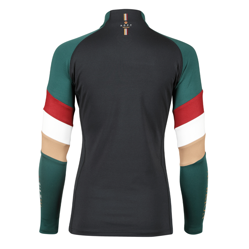 Aubrion Young Rider Team Long Sleeve Base Layer - Black-2