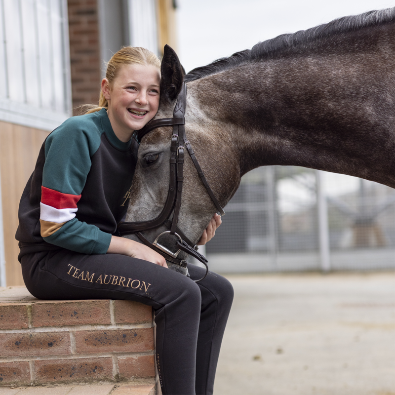 Aubrion Young Rider Team Joggers - Black-4