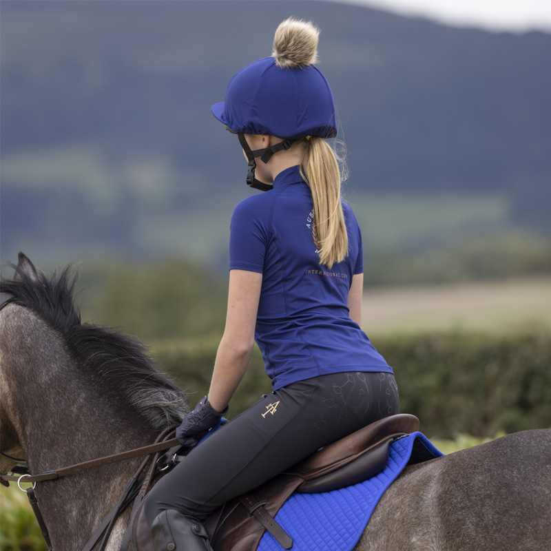 Aubrion Young Rider Team Riding Tights - Black-10