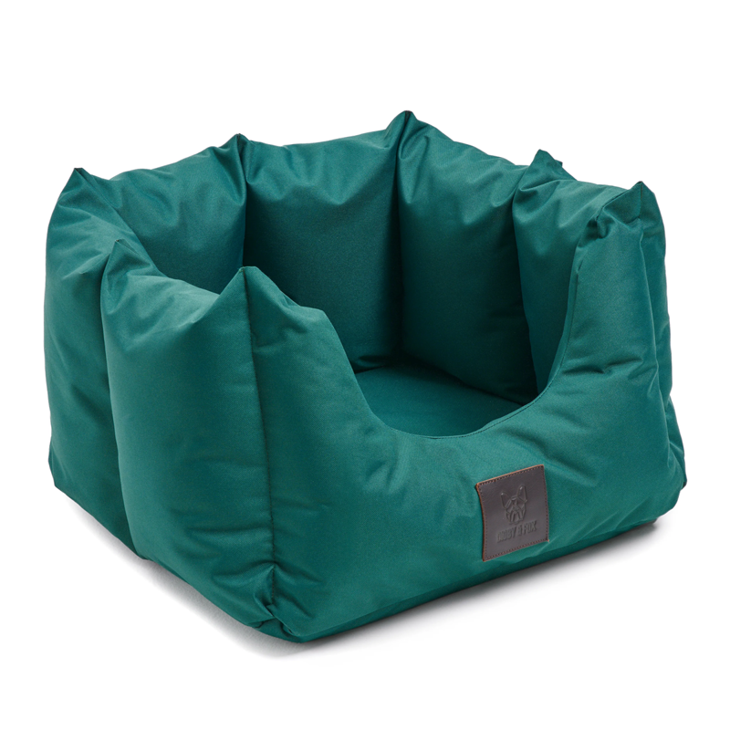 Shires Digby and Fox Nest Dog Bed - Green-1