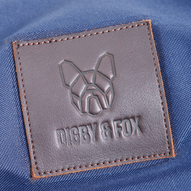 Shires Digby and Fox Nest Dog Bed - Navy-4