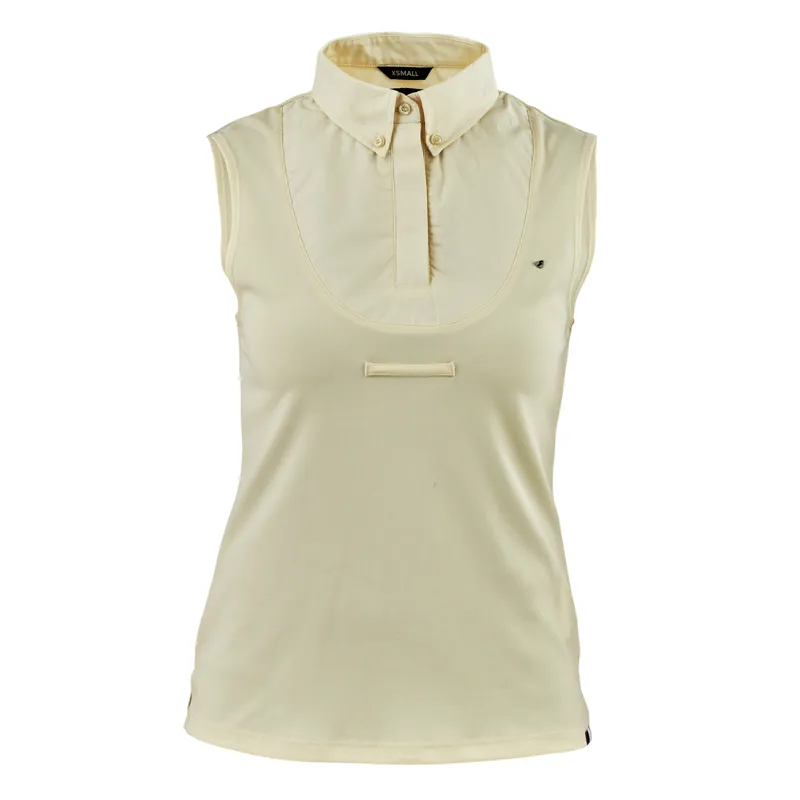 Aubrion Ladies Sleeveless Tie Shirt - Yellow