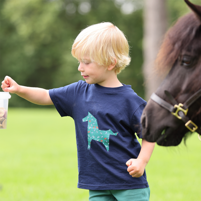 Shires Tikaboo Children's T-Shirt - Navy-2