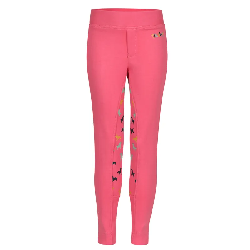 Shires Tikaboo Children's Jodhpurs - Pink Horse