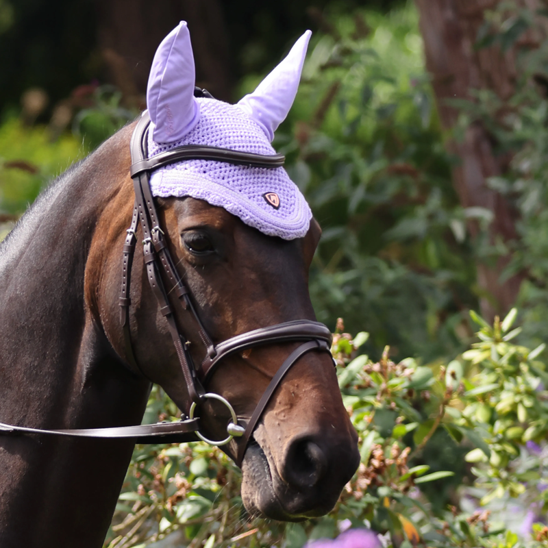Shires ARMA Fly Hood - Lavender-1