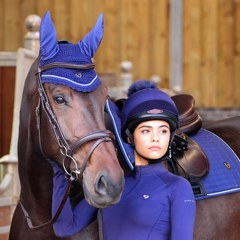 Shires ARMA Fly Hood - Navy-1