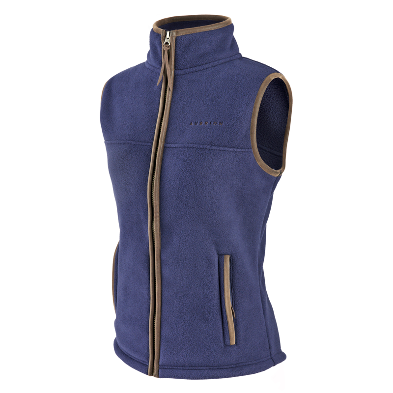 Aubrion Core Ladies Fleece Gilet - Navy-1
