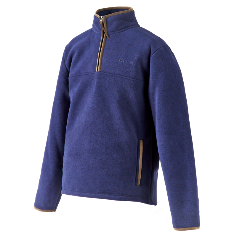 Aubrion Core Gents Half Zip Fleece - Navy-2