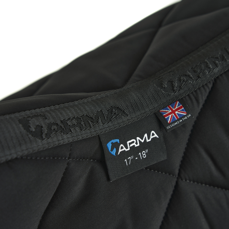 Shires ARMA Classic Dressage Saddlecloth - Black-2