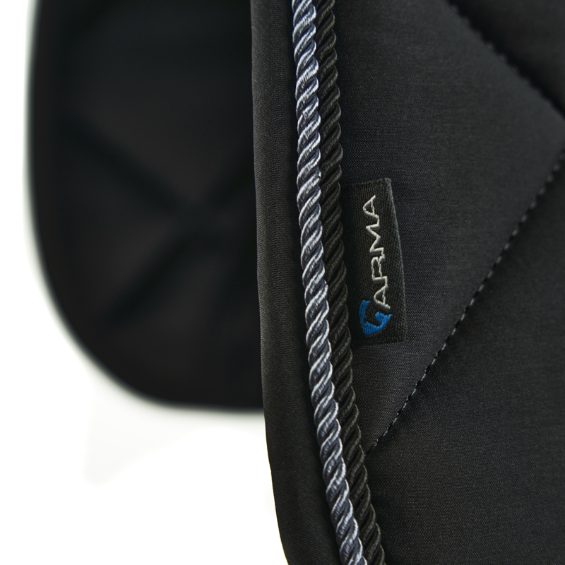 Shires ARMA Classic Dressage Saddlecloth - Black-1