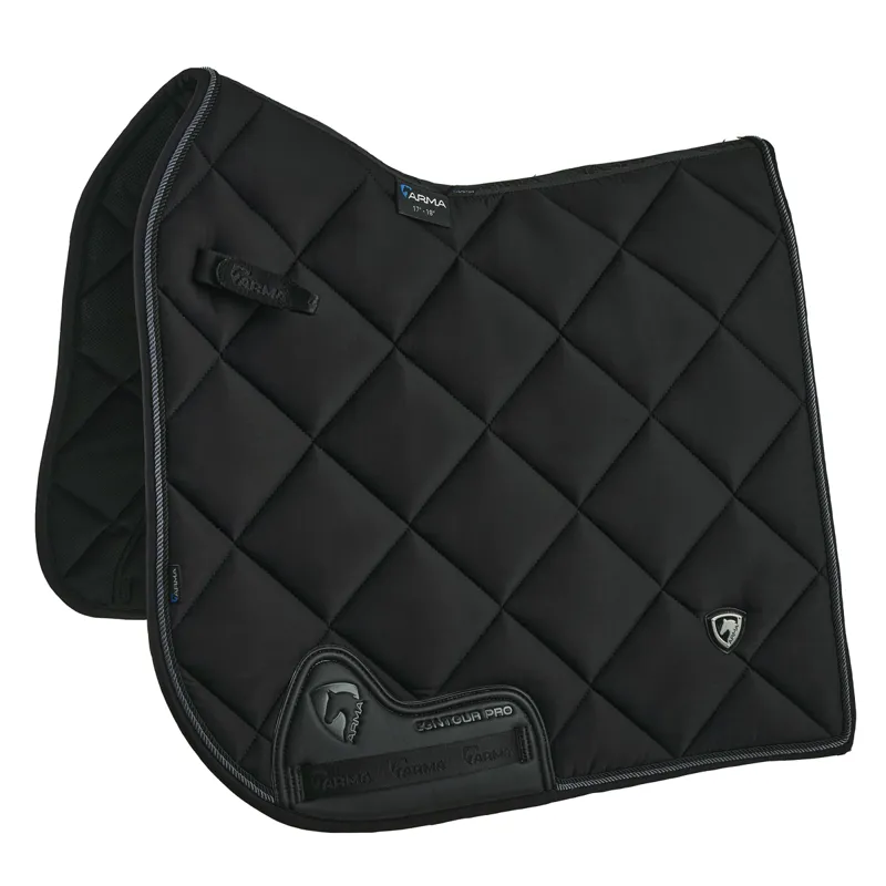 Shires ARMA Classic Dressage Saddlecloth - Black
