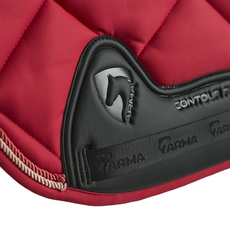 Shires ARMA Classic Dressage Saddlecloth - Coral-1