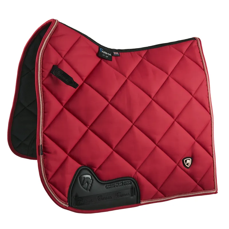 Shires ARMA Classic Dressage Saddlecloth - Coral
