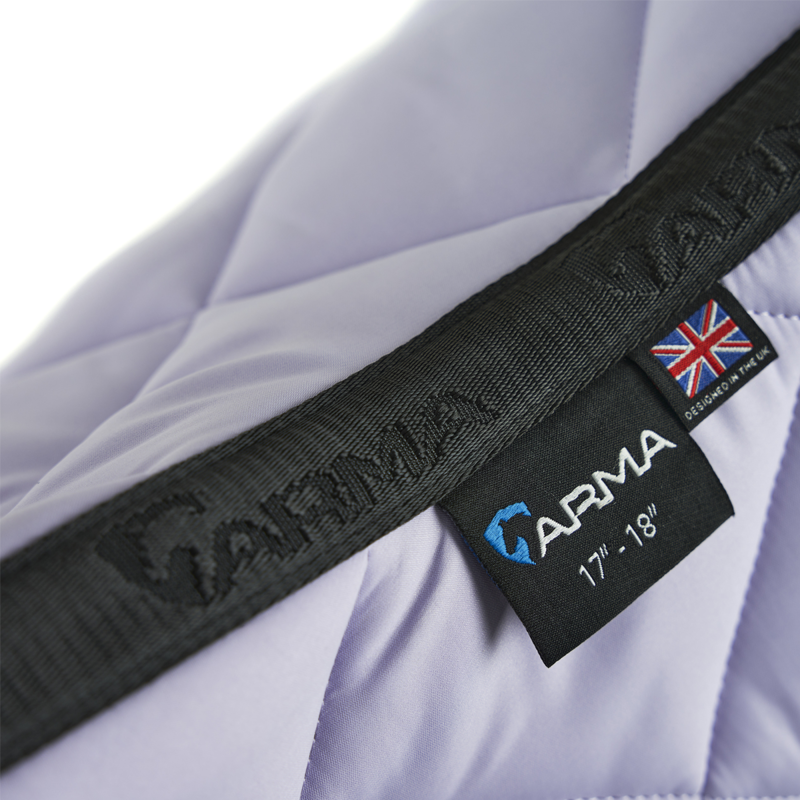 Shires ARMA Classic Dressage Saddlecloth - Lavender-2