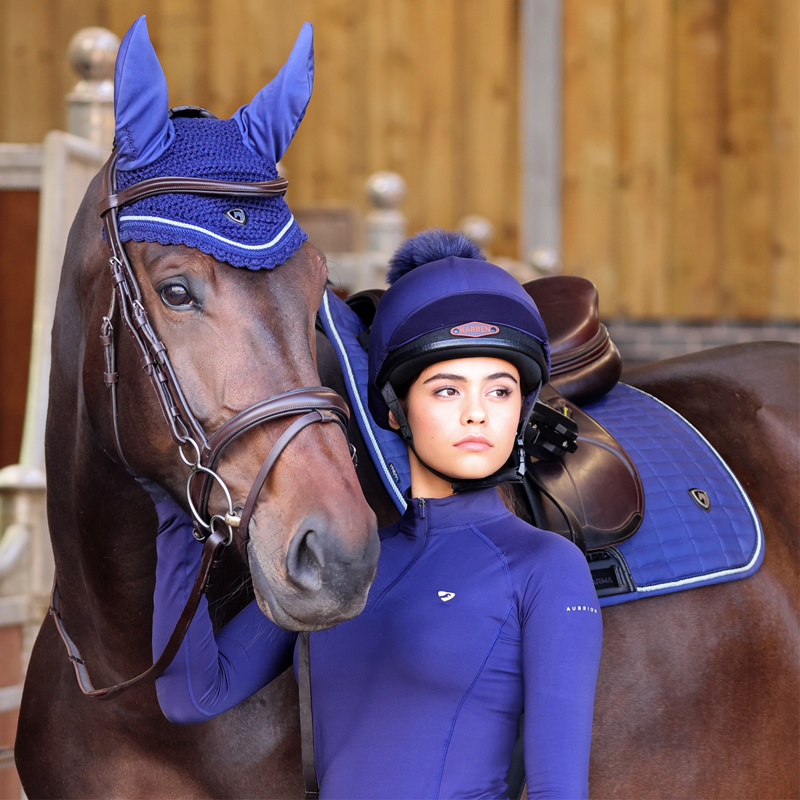 Shires ARMA Classic GP Saddlecloth - Navy-5