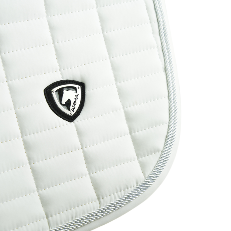 Shires ARMA Classic GP Saddlecloth - White-3