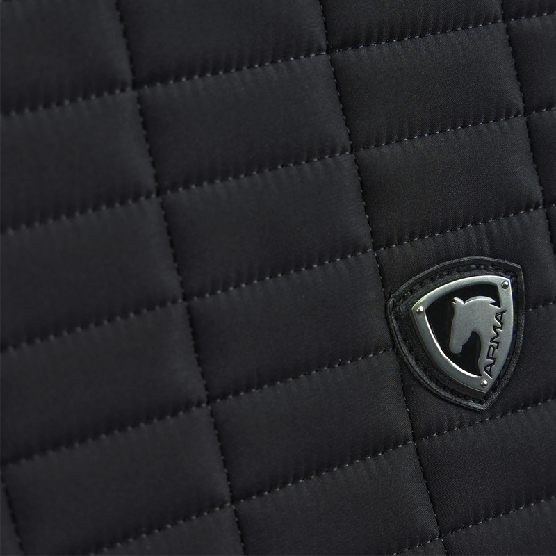 Shires ARMA Classic Jump Saddlecloth - Black-3