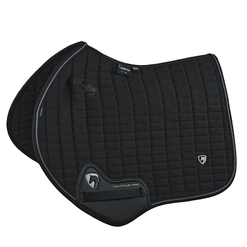 Shires ARMA Classic Jump Saddlecloth - Black
